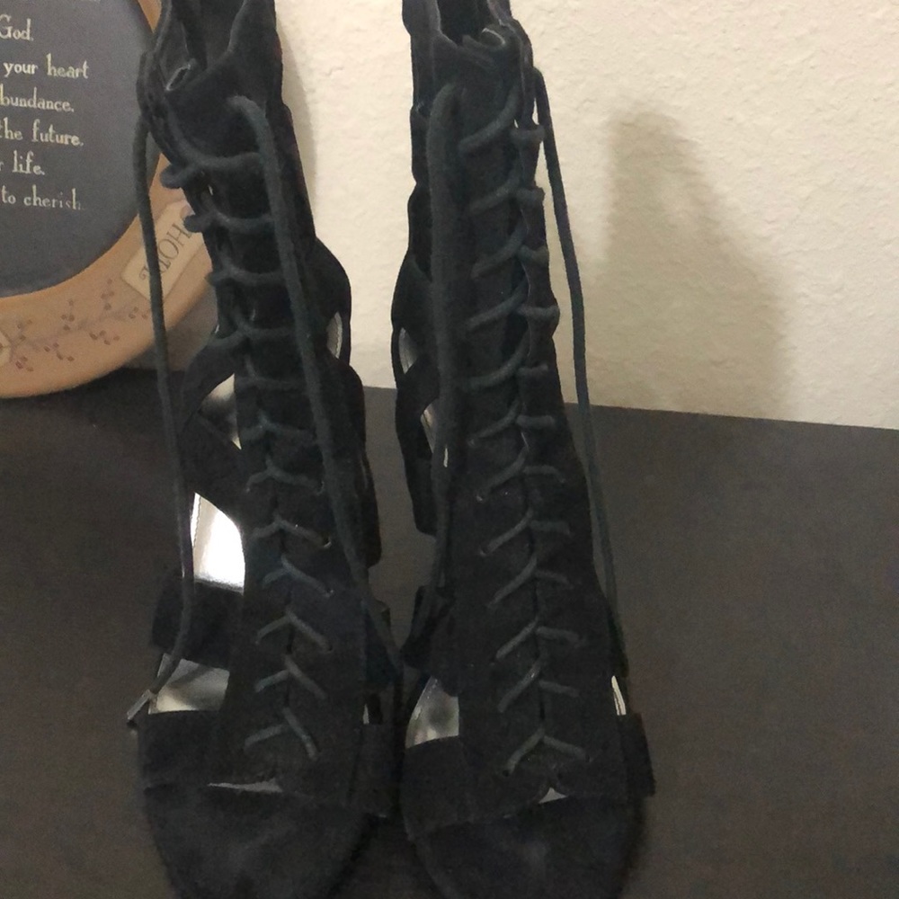 Calvin Klein suede sandal
